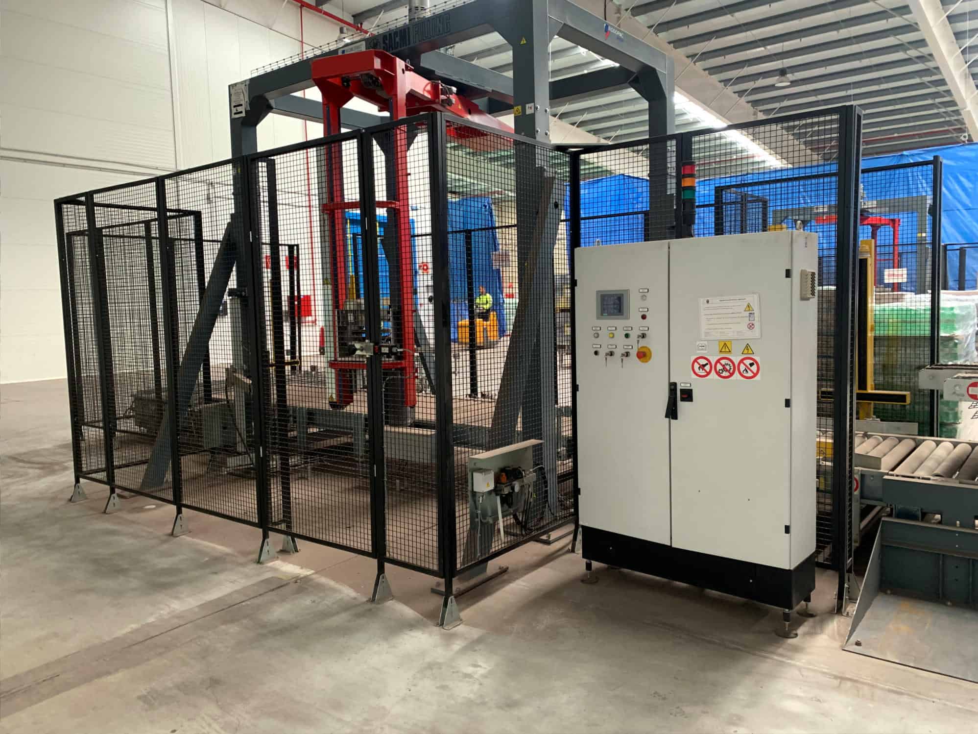 Pohled vlevo na Sacmi / Robopac Genesis, Helix HS40